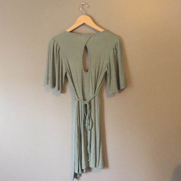 Topshop Dress in Sage Green - Picture 2 of 3